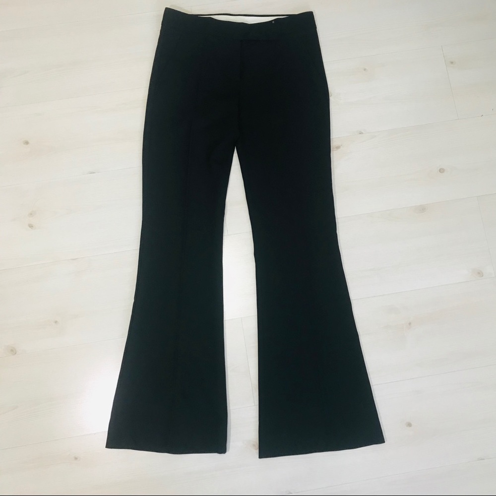 Theory Black Dress Pants slightly Flared TRENDY